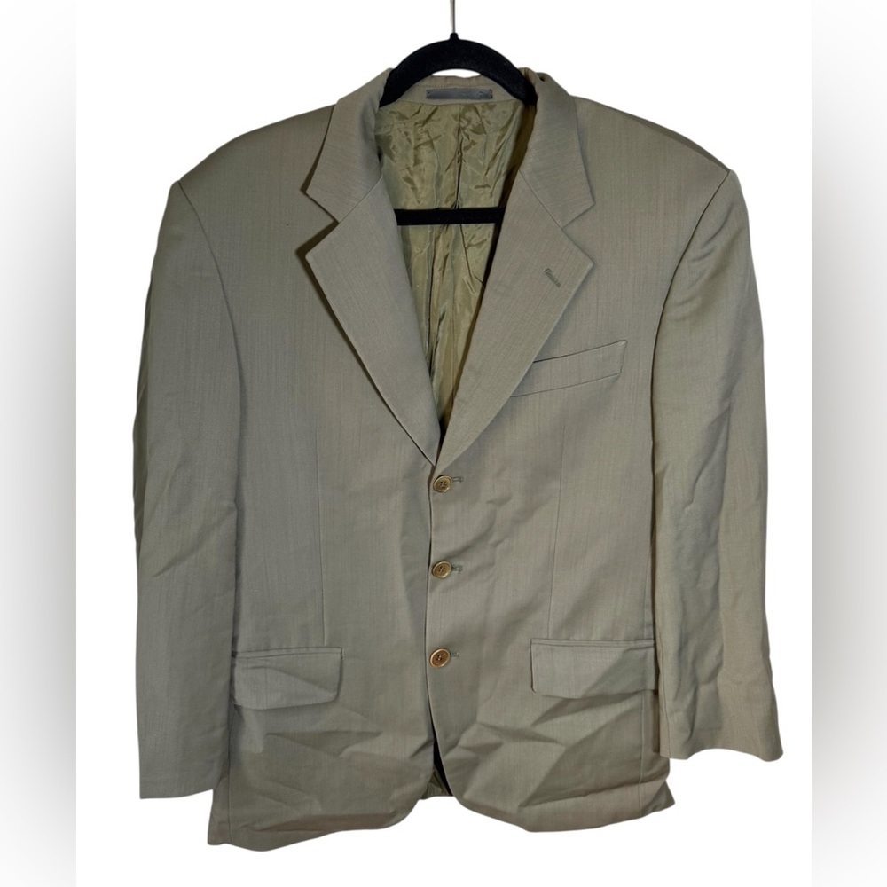 Missoni Example Virgin Wool Green Blazer Jacket Men’s Medium Formal Attire